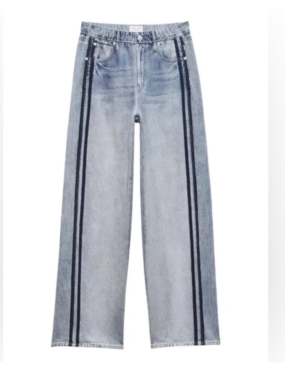 Rag & Bone Miramar Wide Leg Track Jeans size M